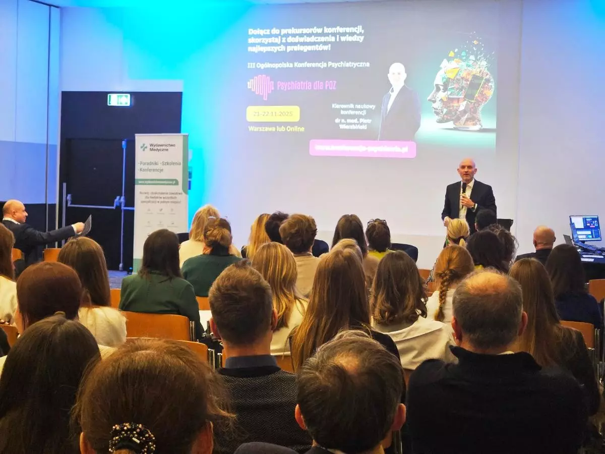 Uczestnicy konferencji zdobywający punkty edukacyjne za udział w sesjach tematycznych