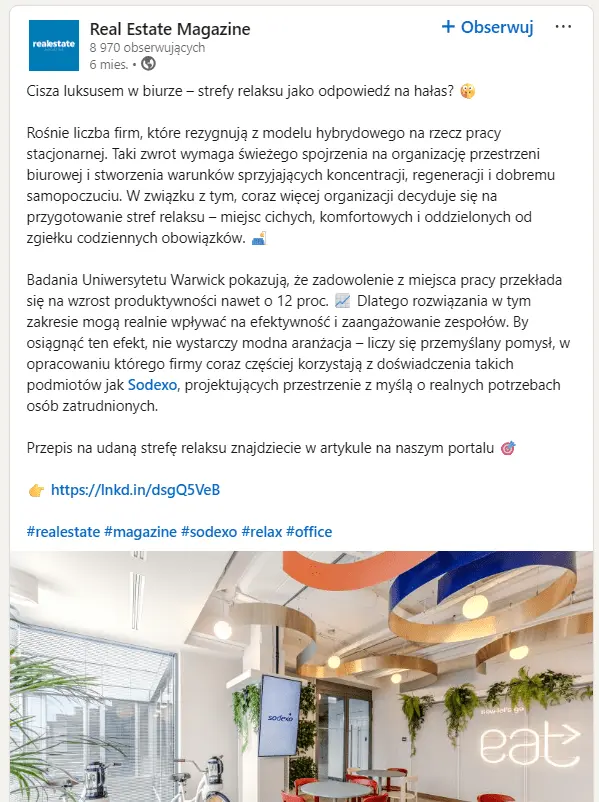 Post reklamowy Real Estate