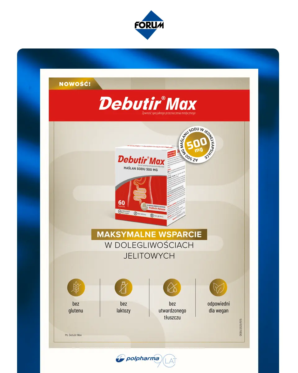 Reklama prasowa - Projekt z partnerem PolPharma - Food Forum Nr 10 / 2025