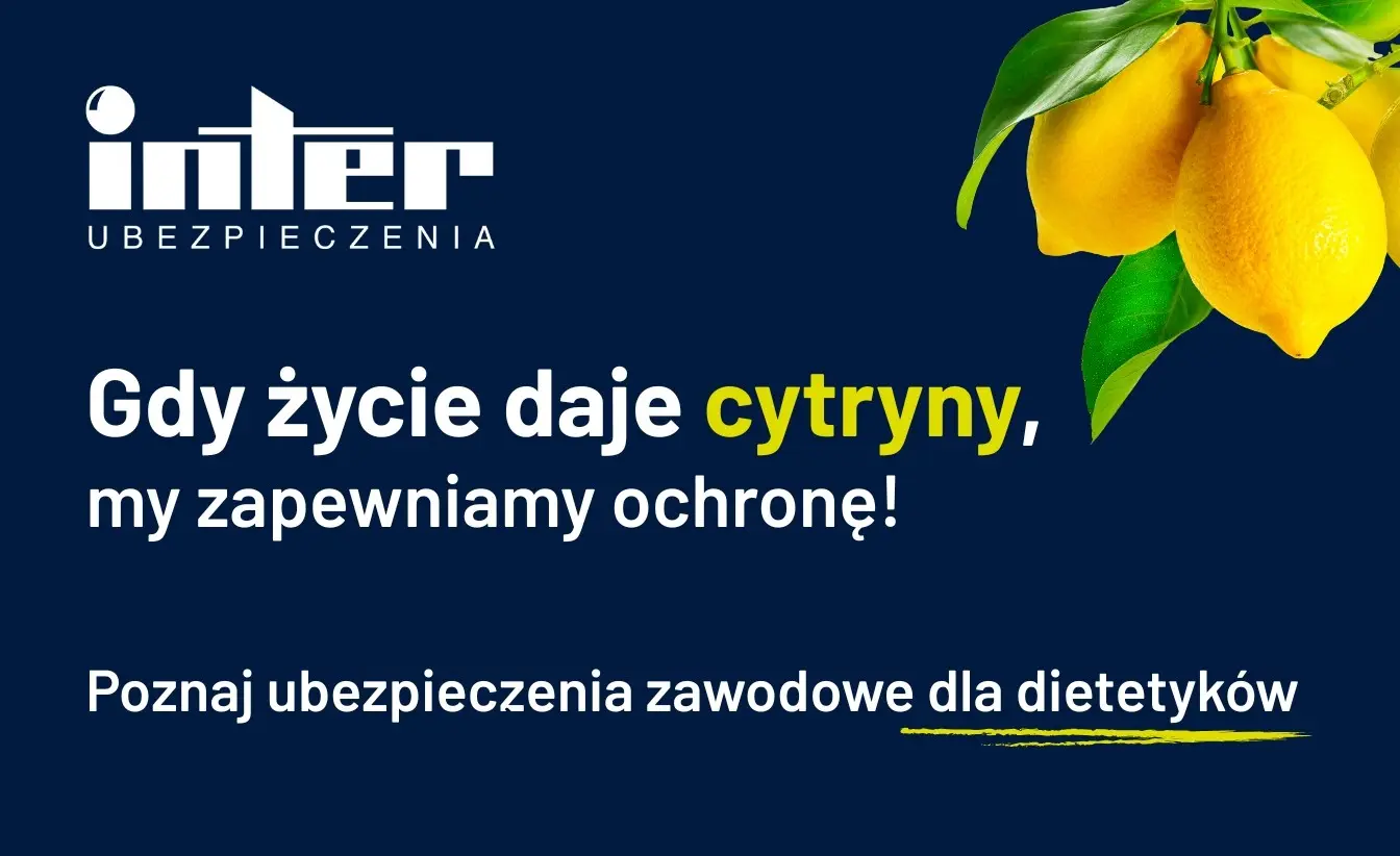 Poznaj ubezpieczenia zawodowe dla dietetyka w INTER Polska